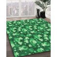 thumbnail image 3 of Ahgly Company Tapis Rectangulaire Lavable en Machine Intérieur Transitionnel Vert Forêt, 5 Pieds x 7 Pieds, 3 of 7