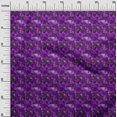 thumbnail image 3 of oneOone Viscose Chiffon Purple Fabric Abstract Sewing Craft Projects Fabric Prints By Yard 42 Inch Wide, 3 of 4