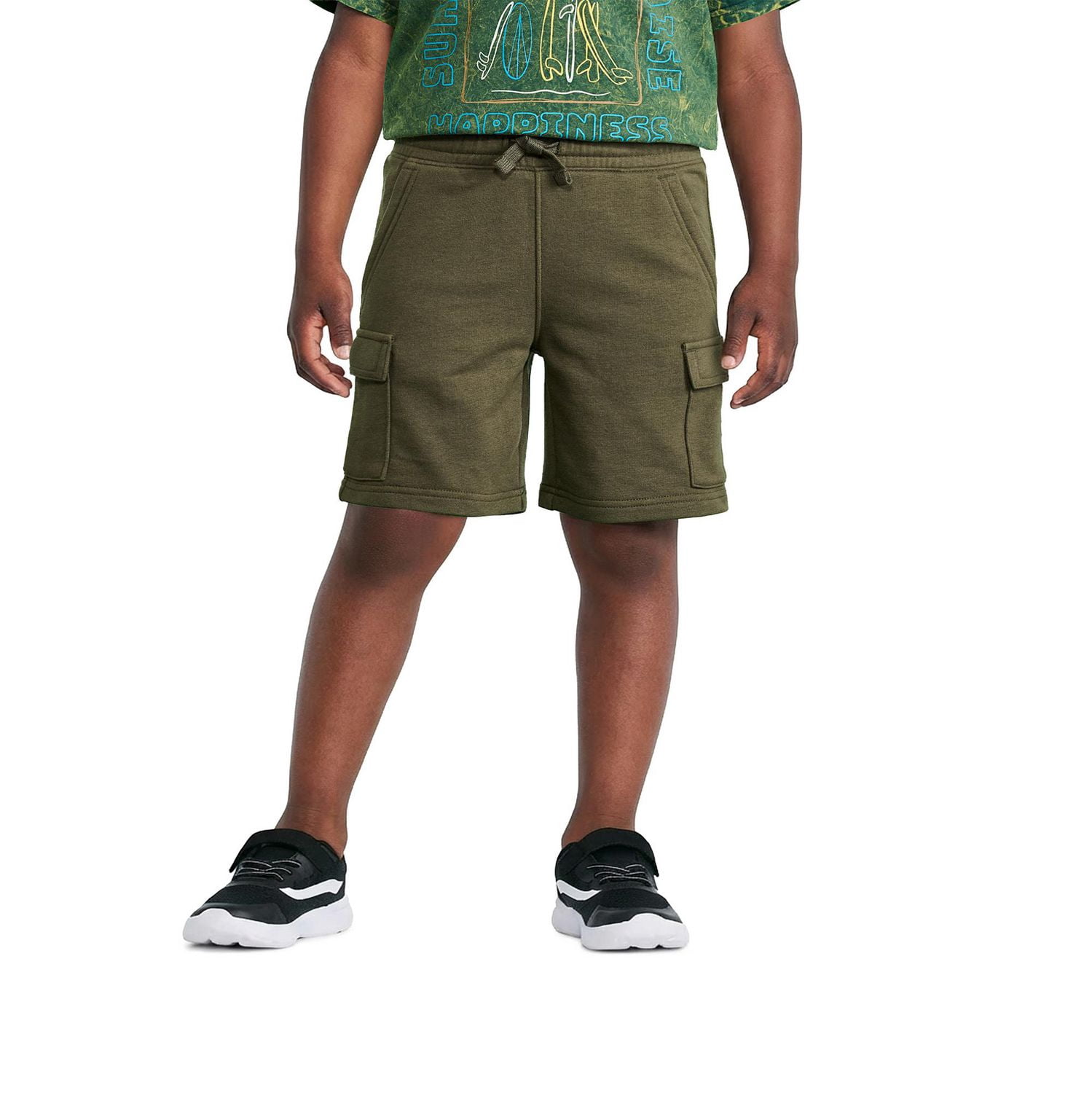 Short en tissu éponge avec poche cargo George pour garçons