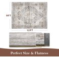 thumbnail image 2 of -Area Rug X Rugs for Living Room- Machine Washable Rug-Soft Living Room Rug-Vintage Non Slip Carpet-Rugs for Bedrooms Dining Room Living Room Office, 2 of 7