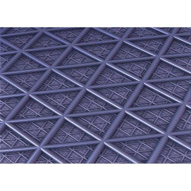 Ahgly Company Tapis Rectangulaire Lavable en Machine Intérieur Transitionnel Violet Pervenche, 2 Pieds x 5 Pieds