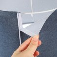 thumbnail image 3 of Lot de 1 Abat-Jour Simple en Lin Bleu pour Chambre 30x32x24,5 cm, 3 of 8