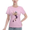 thumbnail image 1 of T-Shirt Basique à Manches Courtes pour Femme une Pièce Robin, 1 of 6
