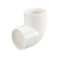 thumbnail image 1 of Unique Bargains PVC Pipe Fitting,90 Degree Elbow Schedule 40 White 50mm Socket, 1 of 3