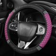 thumbnail image 1 of Universal 38 cm Bling Car Steering Wheel Cover Rhinestone Steering-Wheel Cover. D4W7, 1 of 8
