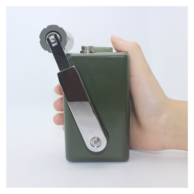 Portable Hand Crank Generator 30W Small Dynamo Outdoor Manual Emergency Phone Charger With 3-28V DC-DC Voltage Regulator ,Handy Bright