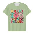 thumbnail image 4 of MEZZALL T-Shirts Imprimés pour Enfants Saison Scolaire Col Rond T-Shirt à Manches Courtes pour Garçons Filles Tee Hauts Douillets, 4-5 Ans, 4 of 4