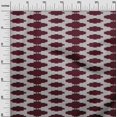 thumbnail image 2 of oneOone Viscose Chiffon Fabric Plus Sign Kasuri Print Fabric BTY 42 Inch Wide, 2 of 4