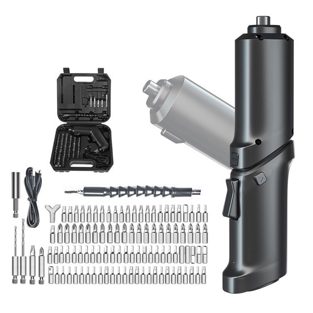 Labymos 3.5N/M 108 PCS Portable Electric Screwdriver Bits Set USB Rechargeable Foldable Electric Screwdriver Bend