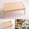 thumbnail image 2 of Table d'Extérieur Portable Pliable en Bois, Table Pliable pour Camping, Plage, Cour Arrière, Fête, 2 of 8