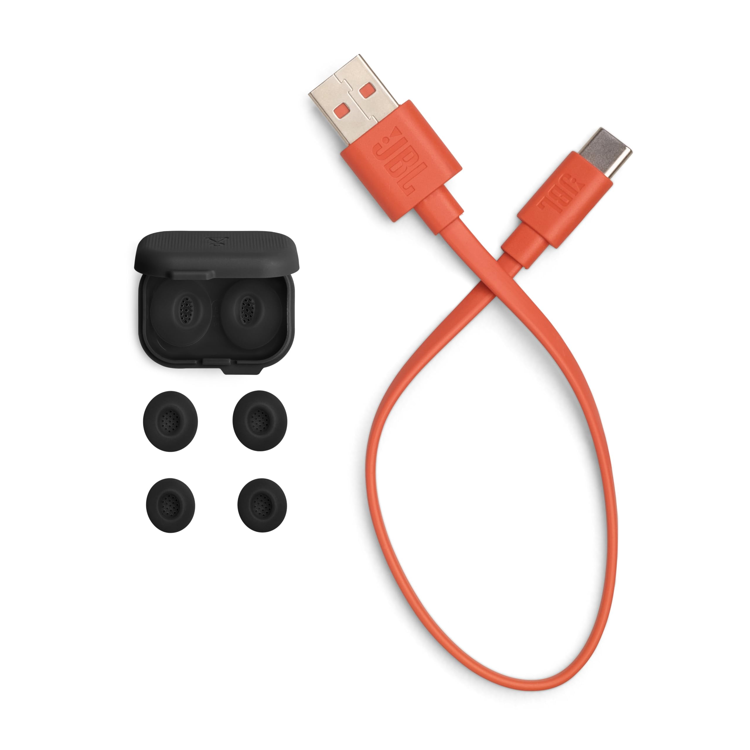 Refurbished JBL by Harman JBLTFLEX2BLKAM Tune Flex 2 In-Ear Bluetooth True Wireless Noise-Cancelling Earbuds - Black