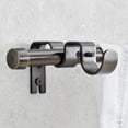 thumbnail image 1 of Better Homes & Gardens 5/8" Plated Pewter Adjustable Add on Curtain Rod Kit, 32"-120", 1 of 9