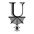 thumbnail image 2 of Spider Halloween Decoration Hang Tag Set with 26 Iron Letters 5.3 cm x 9 cm, Black Rope Included, 2 of 4