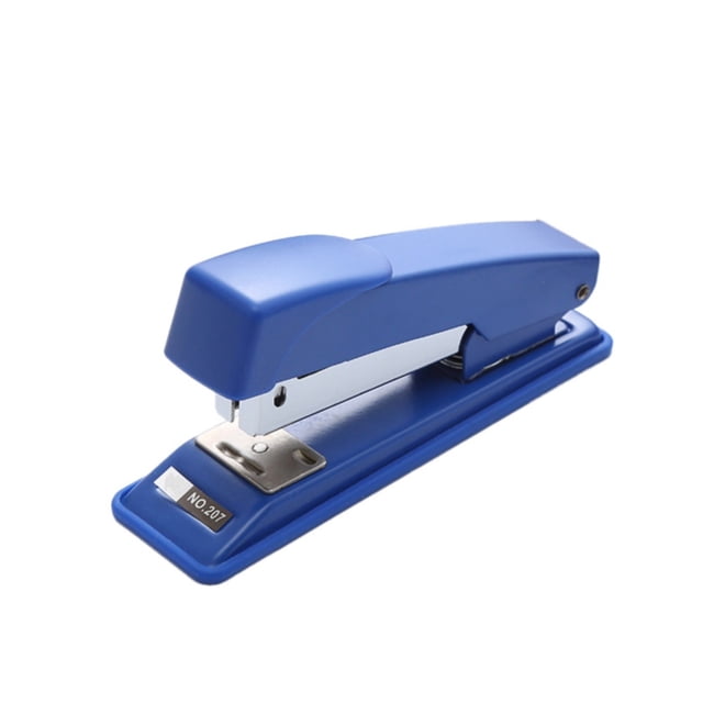 WHEANG Home Decor Stapler Quality Metal Stapler Learning Stationery Supplies Binding Machine Thick Stapler Metal Lever Stapler. One Size Blue