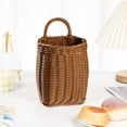 thumbnail image 3 of Face & Storage Bags Product Imitation Vine Weaving Kitchen Garlic Storage Retro Wall Hanging Portable Small Flower Kitchen Utensil Hanging, 3 of 3