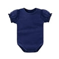 thumbnail image 1 of Baby Girl Summer Dress Short Sleeve Romper Off Shoulder 95% Polyester 5% Spandex, 1 of 7