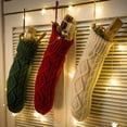 thumbnail image 4 of ZAXARRA Bas de Noël Classiques en Tricot Torsadé pour Foyer, Bas Suspendus, 4 of 4