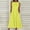 Yellow, variant on Gspmoly Womens Dresses, Women Summer Beach Holiday Dress Round Neck Big Pocket Maxi Dress Women'S Formal Dresses up to 65% Off