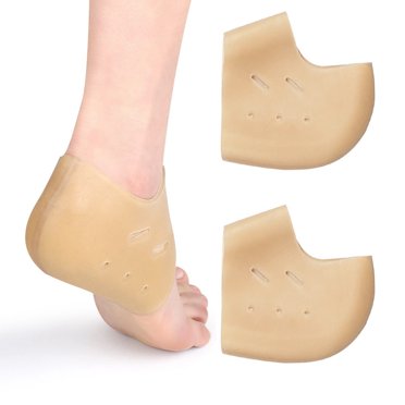 2 Pcs Protège-Talon Respirant Kit pour Fasciite Plantaire Manchons de Talon pour Douleur au Talon