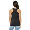 thumbnail image 2 of Bella Ladies Flowy Racerback Tank, XS, Dark Grey Heather, 2 of 3