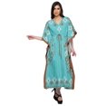 thumbnail image 3 of Moomaya Kaftan de Plage, Paréo de Bikini, Robe Longue Maxi Caftan pour Femmes, 3 of 6