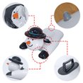 thumbnail image 4 of Winter Snowman Snow Inflatable Sled Double Handle Skis, 4 of 7