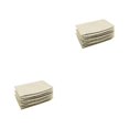 thumbnail image 4 of Maytalsory 3pack/lot Durable Under Bed Storage Drawers Non-woven Fabric Storage Solution For Bedding Keeping White 2Set, 4 of 6