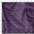 thumbnail image 4 of Soimoi Purple Poly Georgette Fabric Insect Print Fabric by The Yards 42 Inch Wide, 4 of 6