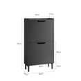 thumbnail image 2 of SoBuy FSR151-SCH 2 Flip-Drawers Shoe Cabinet Shoe Rack Shoe Storage Cupboard Organizer Unit, 2 of 9