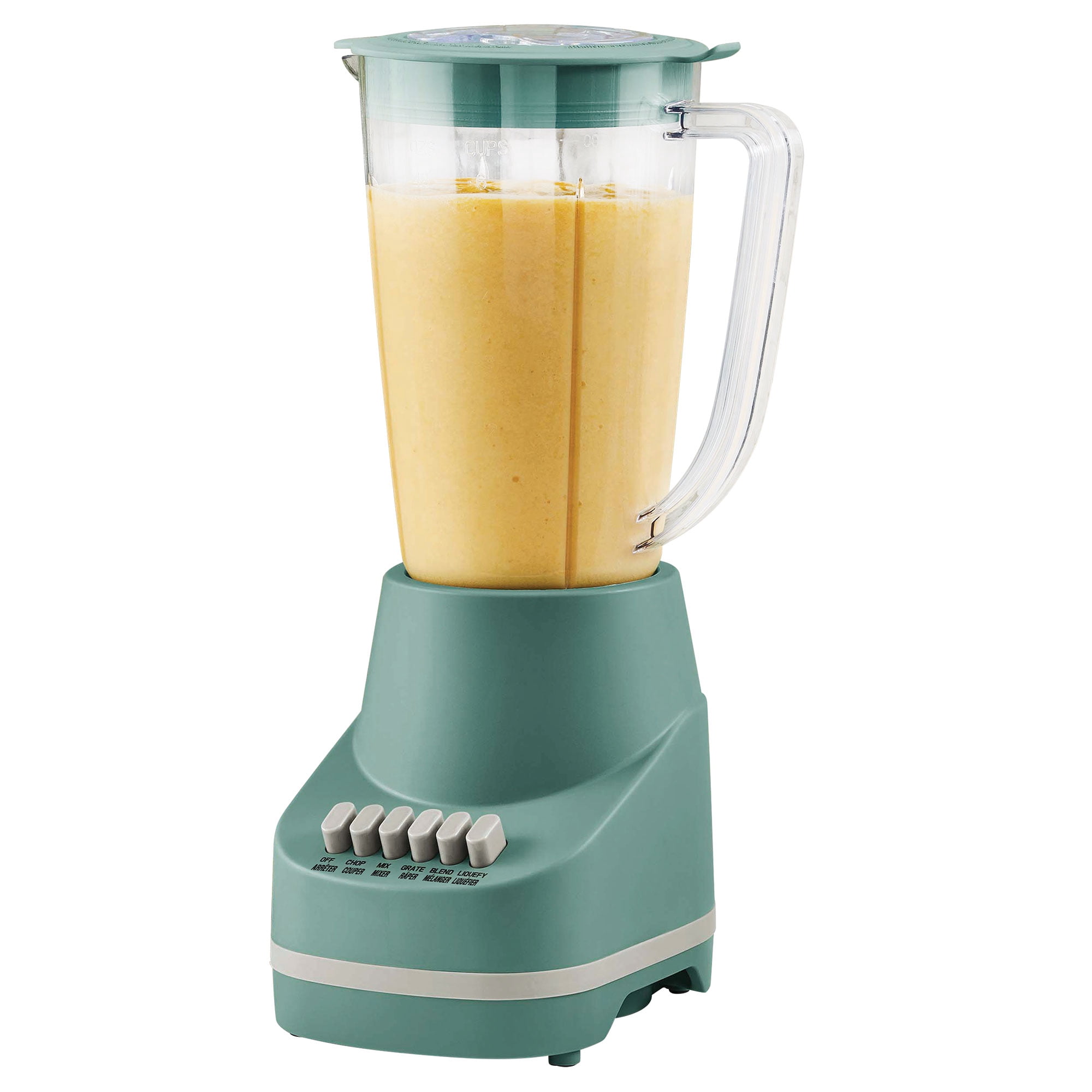 Mainstays 6 Speed Blender with 48 Ounce Jar Sage Green