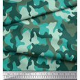 thumbnail image 3 of Soimoi Modal Satin Fabric Two Tone Camouflage Printed Fabric 1 Yard 42 Inch Wide, 3 of 3