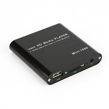 axGear Mini Lecteur Multimédia HDMI 1080P HDD RM RMVB DIVX AVI MKV USB SD MPEG JPEG MOV SDHC