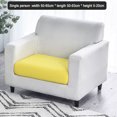 thumbnail image 1 of CAROOTU Solid Color Thicken Elastic Sofa Seat Cushion Cover Furniture Protector Corn, 1 of 5