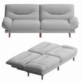 thumbnail image 1 of Homall Canapé-Lit Futon avec Dossier Réglable et Accoudoirs Réglables à Cinq Angles Canapé pour Petits Espaces Salon Bureau, 1 of 7