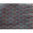 thumbnail image 5 of oneOone Tissu Georgette Viscose Triangle Imprimé Géométrique BTY 42 Pouces de Large, 5 of 5
