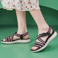 thumbnail image 2 of IUJSOY Womens Sandals Adjustable Strappy Dressy Summer Platform Sandals Open Toe Walking Shoes, 2 of 8