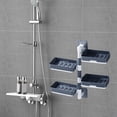 thumbnail image 4 of Soap Holder,Soap Travel Container,Bar Soap Container,Leakproof Soap Case,Bathroom Soap Dishes,Soap 4-Layer Self-Adhesive Soap Dish Wall Mounted Rotatable Soap Box Storage for Bathroom Kitchen, 4 of 8