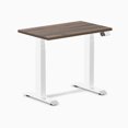 thumbnail image 1 of Desky Bureau Assis-Debout Mini Double - Jarrah Legno / 32 x 20 Pouces / Blanc, 1 of 10