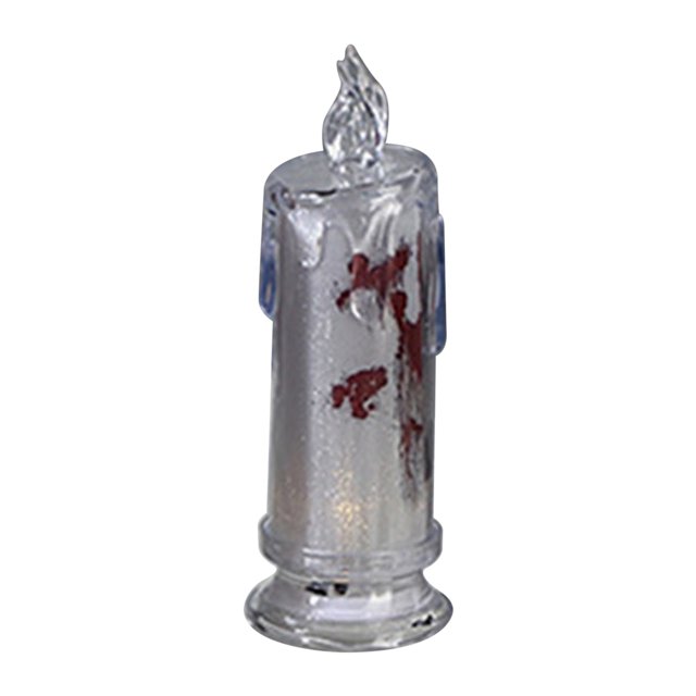 Halloween Candles Lighted Lamp Battery Operated Halloween Flameless Candle Table Centerpiece For Indoor Home Halloween Decoration Party, Battery Included