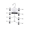 thumbnail image 2 of Mainstays, Cintres Multifonctionnels en Métal pour Pantalons / Jupes avec Clips Réglables, Noir, 2 of 8