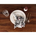 thumbnail image 3 of Vargottam Collection de Luxe Linge de Table Décor Serviette en Coton Tissu Imprimé Serviettes Réutilisables Ensemble de 12, 20 X 20 - Arbres Tropicaux, 3 of 6