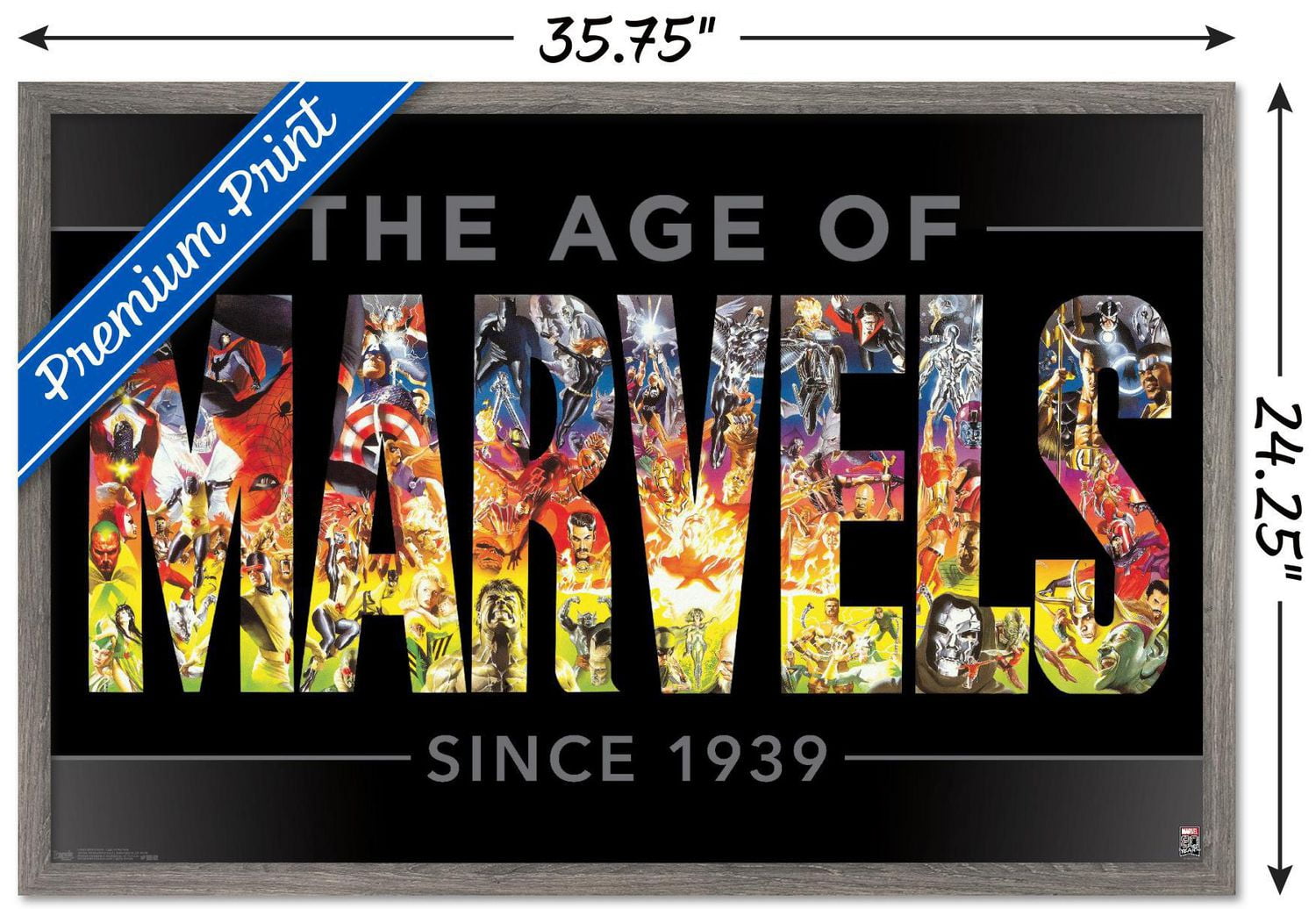 Marvel Comics - 80th Anniversary Age of Marvels Wall Poster