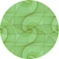 thumbnail image 1 of Ahgly Company Tapis d'Intérieur Lavable en Machine Carré Vert Jade, 3 Pieds Carré, 1 of 7