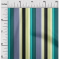 thumbnail image 1 of oneOone Cotton Poplin Fabric Multicolor Stripe Print Fabric By The Yard 56 Inch Wide, 1 of 3