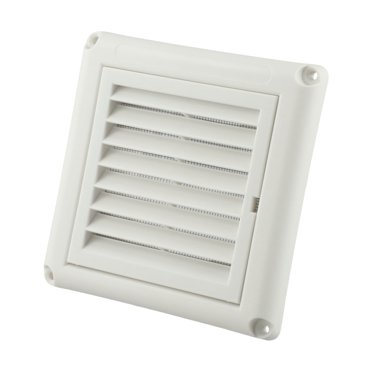 suyin 1Pcs Dryer Vent Cover Efficient Air Ventilation Exterior Wall Exhaust Vent Air Grille 4 Inch For Hvac System Hardware