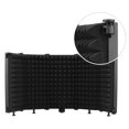 thumbnail image 3 of Isolation Shield, avec 3/8 Pouces 5/8 Pouces Mic Mount Stand Tablet Mic Son avec Isolation Shield 3/8 Pouces 5/8 Pouces Mic Mount Inch 5/8 Pouces Shield 5 Panneaux Mic Clip Studio Live Tablet Clip Studio Audio, 3 of 7