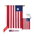 thumbnail image 1 of Breeze Decor 08367 Liberia Drapeau de Maison à Impression Verticale Recto-Verso - 28 x 40 Po., 1 of 1