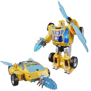 Transformers CYBERWORLD Bumblebee Power Spark Energon Surge Electronic Action Figure - English Version