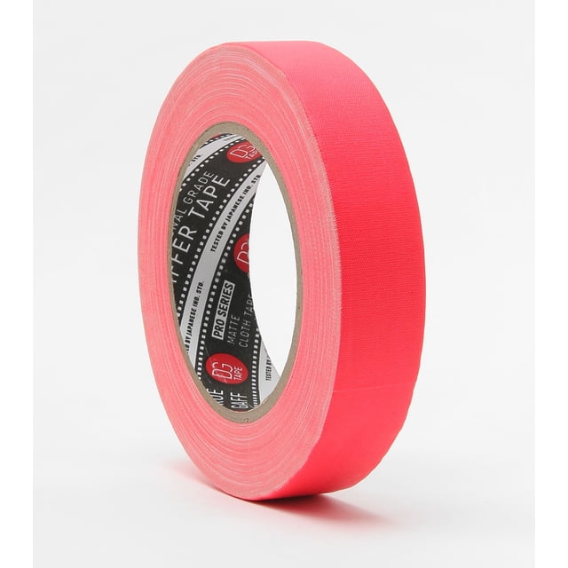 1in X 30ya - Fluorescent PINK Gaffer Tape | @trueGAFF 120MESH
