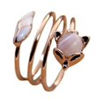 thumbnail image 1 of Wweixi Women Opening Ring Animal Decor Rings Adjusting Hand Decorations Girlfriend Jewelry for Dating Party Jewelries, 1 of 6